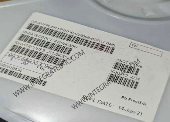 SI5335B-B05117-GMR 200MHz چهار کانال ساعت ژنراتور IC با جیتر پایین برای زمان دقیق