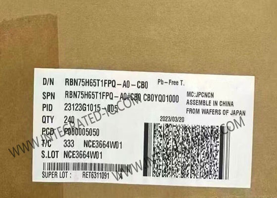 RBN75H65T1FPQ-A0 چیپ مدار یکپارچه 650V 75A خندق ترانزیستورهای IGBT TO-247-3