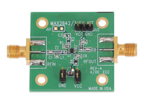 برد ارزیابی تقویت‌کننده MAX2643EVKIT Embedded Solutions از 800 مگاهرتز تا 1 گیگاهرتز