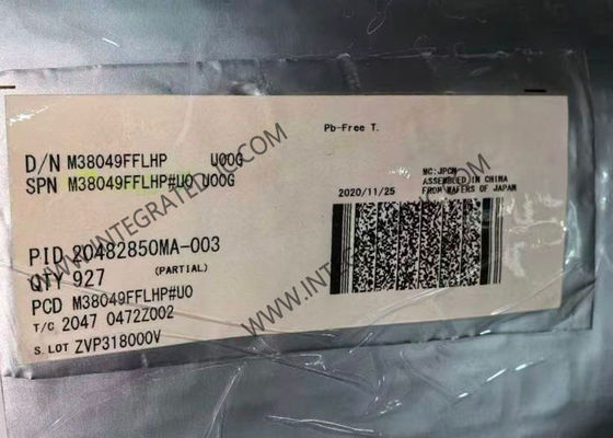 ریزکنترل‌گر 8 بیتی M38049FFLHP با حداکثر فرکانس 2 مگاهرتز در بسته‌بندی LFQFP-64