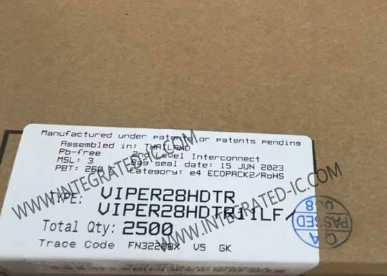 VIPER28HDTR تراشه مدار یکپارچه تبدیل ولتاژ بالا با 800V خروجی 20W قدرت و فرکانس 115kHz سوئیچ