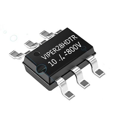 VIPER28HDTR تراشه مدار یکپارچه تبدیل ولتاژ بالا با 800V خروجی 20W قدرت و فرکانس 115kHz سوئیچ