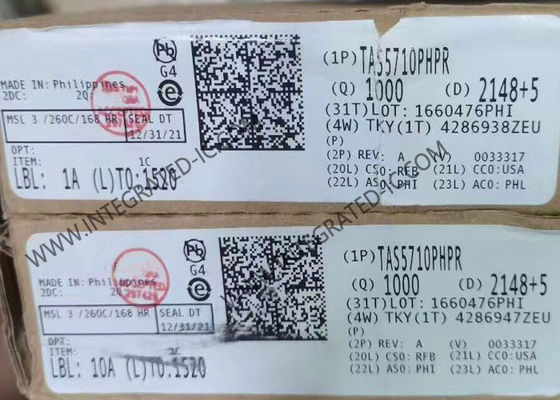 تراشه مدار یکپارچه TAS5710PHPR 20W 2 کانال استریو تقویت کننده قدرت صوتی دیجیتال با 32 بیت Datapath