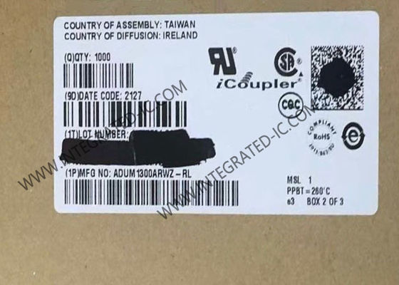 ADUM1300ARWZ چیپ دایره ای یکپارچه جداکننده دیجیتال با 2500Vrms جداسازی کانال سهگانه و نرخ داده 1 Mb / s در بسته SOIC16