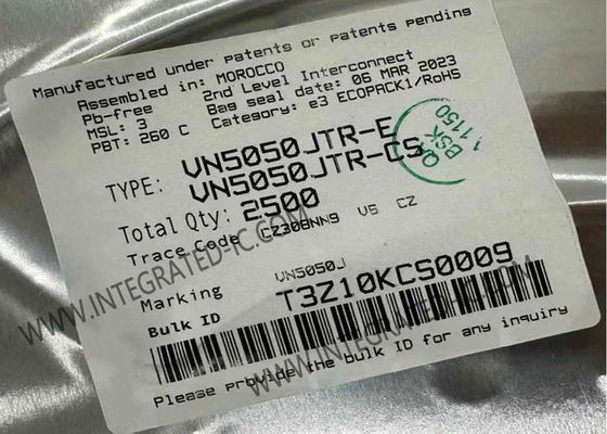 VN5050JTR Single Channel High Side Driver IC Chip با جریان خروجی 2 A و ولتاژ 4.5 ولت تا 36 ولت برای کاربردهای خودرو