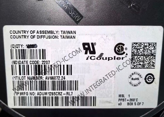 تراشه مدار مجتمع ADUM1285CRZ ایزوله‌کننده دیجیتال دو کاناله 3 کیلو ولت RMS برای ایزولاسیون ولتاژ بالا