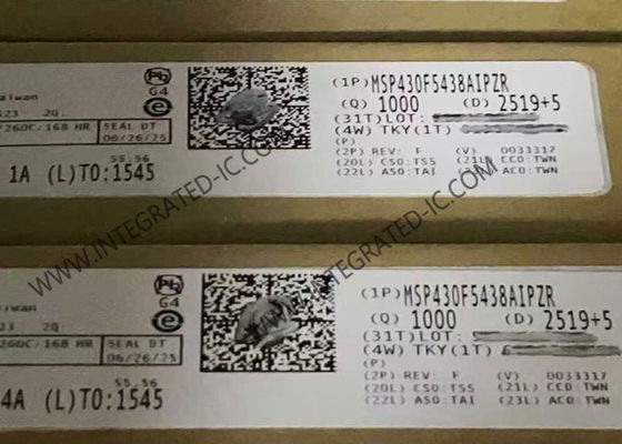 ریزکنترل‌کننده MSP430F5438AIPZR MCU با کارایی بالا، ریزکنترل‌کننده 16 بیتی 25 مگاهرتز