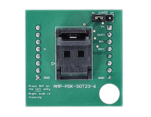 AMP-PDK-SOT23-6 راه حل های جاسازی شده کانال های تک واحد هیئت ارزیابی تقویت کننده استاندارد