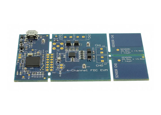 FDC2214EVM راه حل های جاسازی شده 2.7V تا 3.6V Touch Capacitive Sensor Board