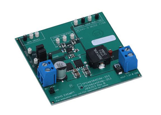 ماژول ارزیابی کنترل‌کننده باک همزمان TPS40345، راه‌حل‌های تعبیه‌شده TPS40345EVM-353