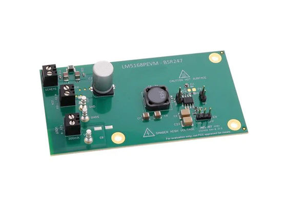برد ارزیابی رگولاتور کاهنده DC/DC LM5168PEVM Embedded Solutions با جریان 300 میلی‌آمپر و ولتاژ 115 ولت