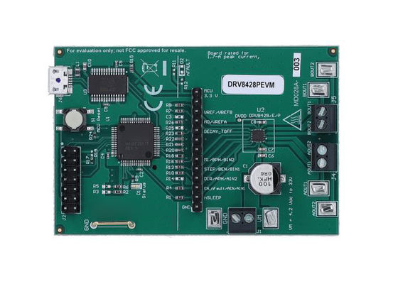 راه حل های تعبیه شده DRV8428EVM برد درایور موتور پله ای رابط کنترل STEP/DIR DRV8428