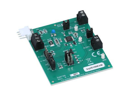 ماژول ارزیابی سلول اولیه لیتیومی برای راهکارهای تعبیه شده BQ35100EVM-795، نشانگر سوخت باتری