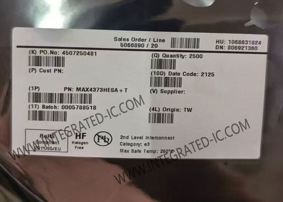 تراشه مدار مجتمع MAX4373HESA تقویت کننده حسگر جریان سمت بالا 200 کیلوهرتز SOIC8 با منبع تغذیه 2.7 ولت تا 28 ولت