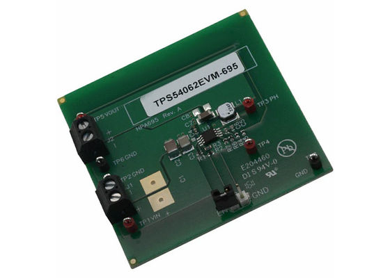 TPS54062EVM-695 راه حل های جاسازی شده 3.3V 50mA هیئت ارزیابی کنورتر هم زمان مرحله پایین
