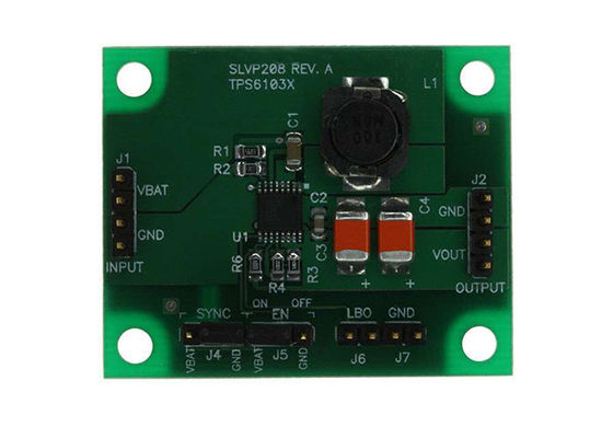 TPS61030EVM-208 راه حل های جاسازی شده 5V 1A DC/DC Step Up Converter Board