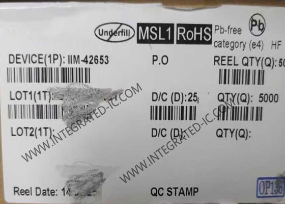 IIM-42653 حسگر IC 6- محور هوشمند صنعتی حرکت ردیابی دستگاه MEMS LGA-14