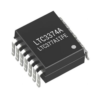 LTC3374AIFE تنظیم کننده ولتاژ سوئیچینگ DC/DC با دقت بالا 8 کانال موازی 1A با ورودی 2.25V تا 5.5V