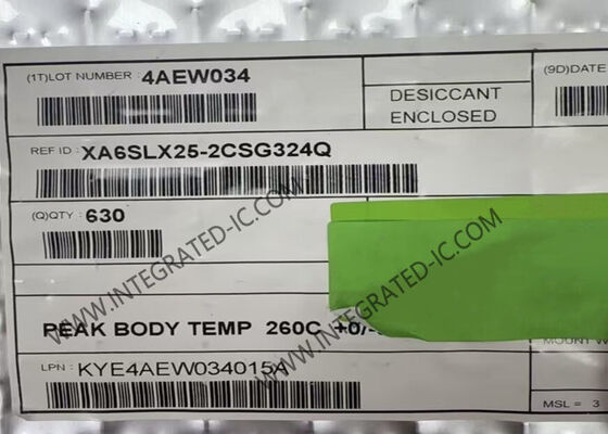 آرایه دروازه ای برنامه پذیر میدانی XA6SLX25-2CSG324Q 1080MHz مدار مجتمع منطقی برنامه پذیر