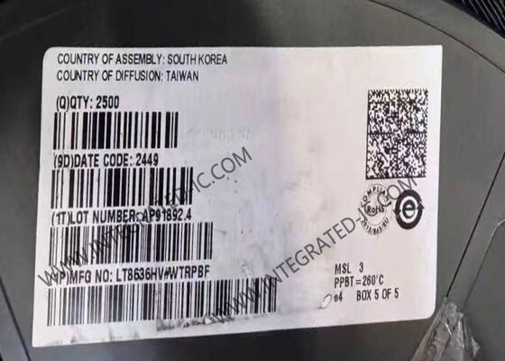 تراشه مدار یکپارچه LT8636HV 42V 7A پیک هم زمان گام به پایین خاموش