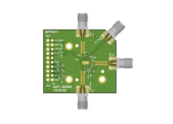 QPF4617EVB Embedded Solutions Wi-Fi 6E Non-Linear Front End Module Evaluation Board