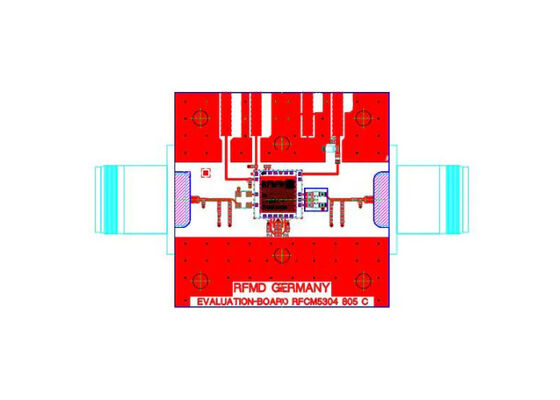 برد ارزیابی تقویت‌کننده یکپارچه SI-BJT از 5 مگاهرتز تا 220 مگاهرتز