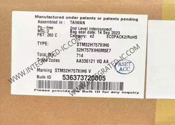 میکروکنترلر MCU STM32H757XIH6 480MHz 2MB FLASH 265-TFBGA میکروکنترلر