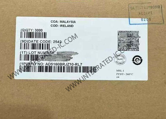 تراشه مدار مجتمع پتانسیومتر دیجیتال AD5160BRJZ10 با 256 موقعیت، مقاومت 10 کیلو اهم و رابط سازگار با SPI