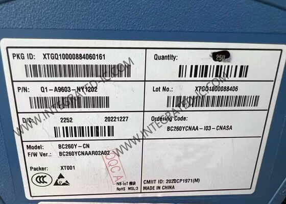 ماژول ارتباط بی‌سیم BC260YCNAA-I03-CNASA LTE Cat NB2 با بسته‌بندی LCC و مصرف انرژی بسیار کم