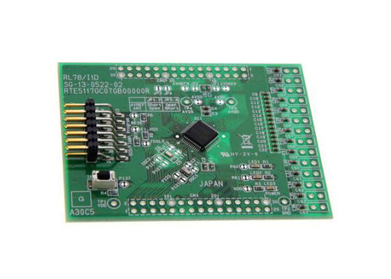 RTE5117GC0TGB00000R راه حل های جاسازی شده RL78/I1D CPU Board R5F117GC 16-Bit MCU Evaluation Board