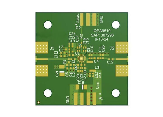 برد ارزیابی تقویت‌کننده توان عمومی/GSM با راه‌حل‌های تعبیه‌شده 3 ولتی QPA9510EVB