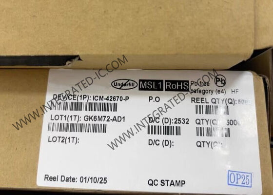 ICM-42670-P حسگر IMU ردیابی حرکتی 6 محوره با عملکرد بالا