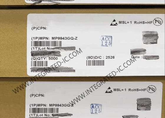 تراشه مدار مجتمع MP9943GQ-Z با راندمان بالا 3A 36V مبدل کاهنده همزمان با Power Good