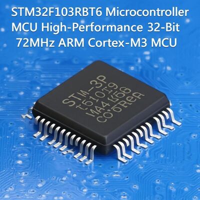 ریزکنترل‌کننده STM32F103RBT6، میکروکنترلر 32 بیتی ARM Cortex-M3 با 72 مگاهرتز و 128 کیلوبایت حافظه فلش