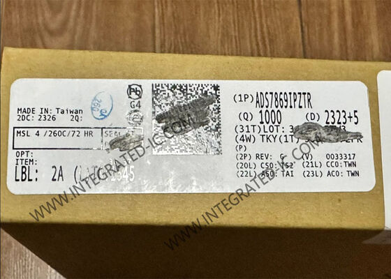 ADS7869IPZTR تراشه مدار یکپارچه 12 کانال کنترل موتور آنالوگ جلو با وضوح 12 بیتی و رابط دیجیتال انعطاف پذیر TQFP100