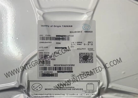 MC33FS5502Y3ES تراشه مدار مجتمع مدیریت توان خودرو 15 میلی‌آمپر 56-VFQFN