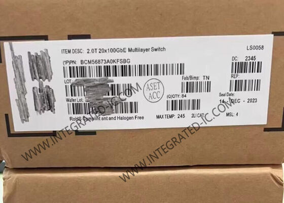 BCM56873A0KFSBG Ethernet IC 2.0Tb/s Trident3-X7 سوئیچ چند لایه قابل برنامه ریزی