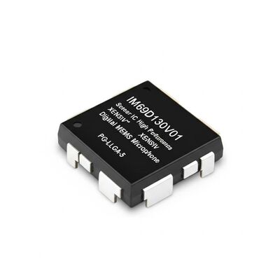 IM69D130V01 Digital MEMS Microphone Sensor IC با 69dBA SNR و 130dBSPL خطی بودن خروجی بالا با استفاده از فناوری دو صفحه پشتی MEMS