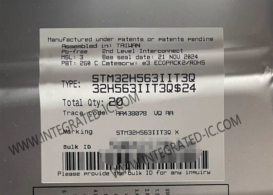 STM32H563IIT3Q Microcontroller MCU General-Purpose Arm Cortex-M33 MCU برای سیستم هشدار مرکزی