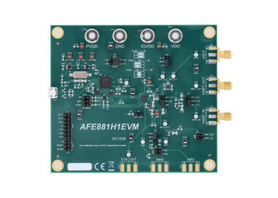 AFE881H1EVM راه حل های جاسازی شده AFE881H1 ماژول ارزیابی فرنتند آنالوگ 16 بیتی