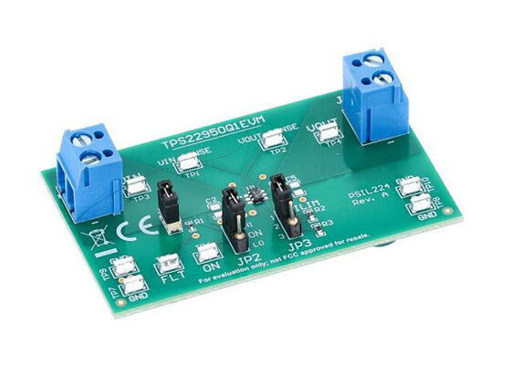 راه حل های تعبیه شده TPS22950Q1EVM ماژول ارزیابی سوئیچ بار خودرو TPS22950-Q1