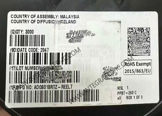 تراشه مدار مجتمع ADG801BRTZ سوئیچ CMOS SPST با مقاومت 0.4 اهم در حالت روشن، تغذیه 1.8 ولت تا 5.5 ولت و محدوده دمایی خودرو