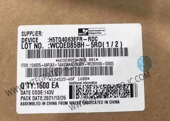 H5TQ4G63EFR-RDC تراشه حافظه 4 گیگابیت DDR3 SDRAM با سرعت انتقال داده 2133 مگابیت بر ثانیه در بسته FBGA-96 برای کاربردهای با چگالی بالا