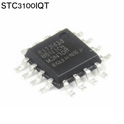 STC3100IQT IC مانیتور باتری با Coulomb Counter 2.5A جریان خروجی و رابط I2C برای باتری های لیتیوم یون