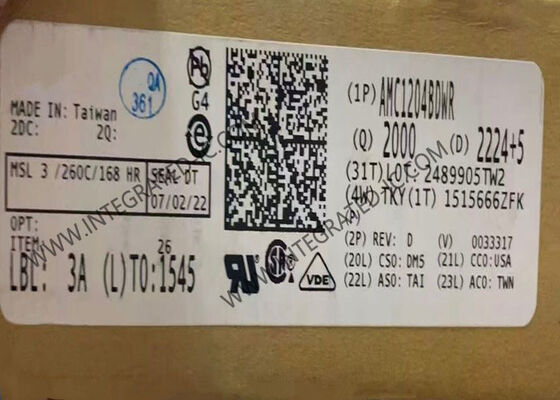 تراشه مدار مجتمع مدولاتور دلتا-سیگما ایزوله AMC1204BDWR با فرکانس 20 مگاهرتز، ولتاژ پیک 1200 ولت و مقاومت گذرا 15 کیلوولت بر میکروثانیه در پکیج SOIC16