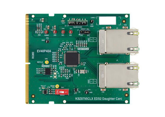 EV40P40A راه حل های جاسازی شده KSZ8795 EDS2 کارت دخترانه KSZ8795 Ethernet PHY Expansion Board
