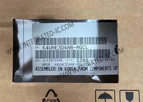 تراشه حافظه IC K4UHE3D4AB-MGCL، تراشه حافظه DDR با ولتاژ 2.5 ولت تا 9 ولت در بسته بندی BGA با محدوده دمای عملیاتی -40 درجه سانتیگراد تا 90 درجه سانتیگراد