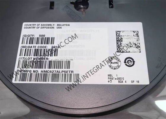 HMC627ALP5ETR چیپ مدار یکپارچه تقویت کننده 6 بیتی دیجیتال با فرکانس 50MHz ~ 1GHz و خروجی بالا IP3 + 36 dBm