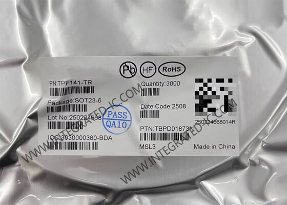 تراشه مدار مجتمع TPF141-TR، درایور فیلتر ویدیویی Full-HD 1080p با فیلتر باترورث مرتبه 6 و مصرف برق کم 11.5 میلی آمپر