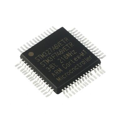 ریزکنترل‌گر STM32F746VET6TR 32 بیتی MCU با هسته 216 مگاهرتزی ARM Cortex-M7 و حافظه فلش 512 کیلوبایتی